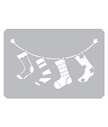 Šablóna Vianočné ponožky ST478